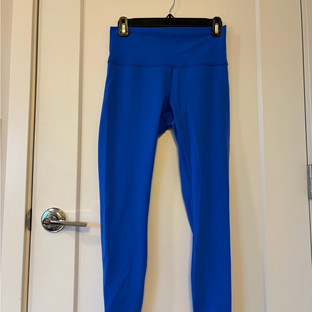 lululemon Blue High-Rise Wunder Under Train 25” Leggings | Size 8